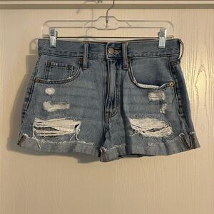 Aeropostale | Blue Distressed Jean Shorts | Size 4